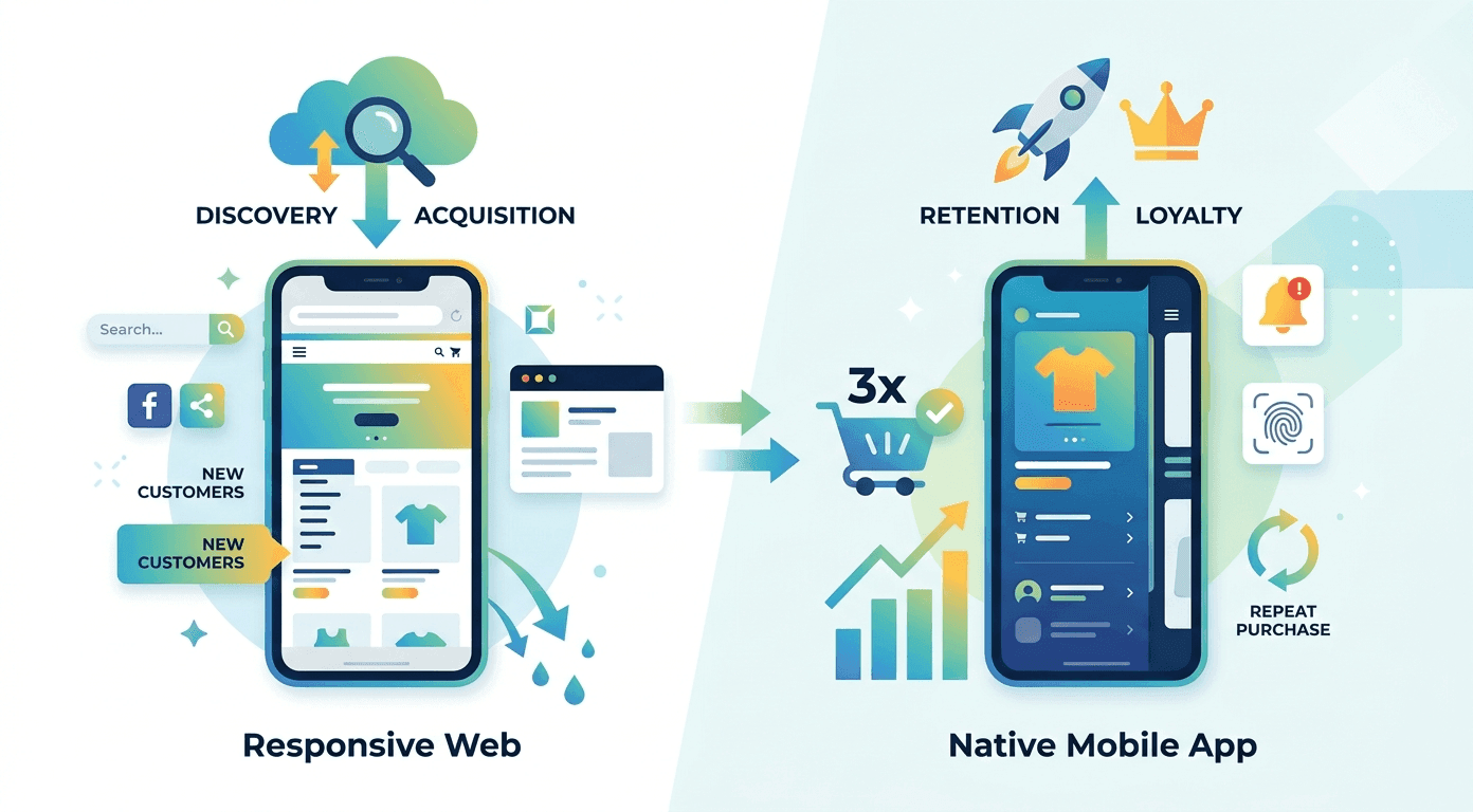 Mobile App vs. Responsive Web: When to Upgrade in 2026